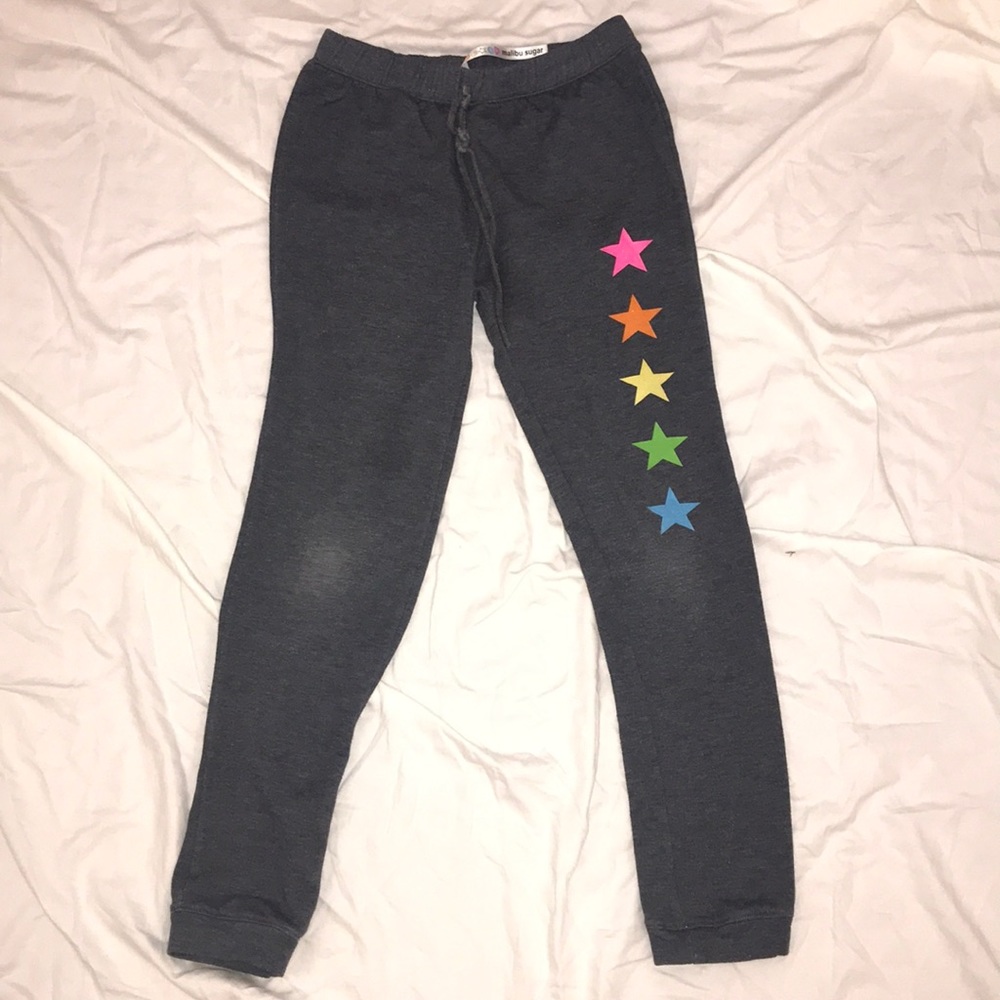 Malibu Sugar Girl’s Sz 14 Grey Lounge Jogger Pants